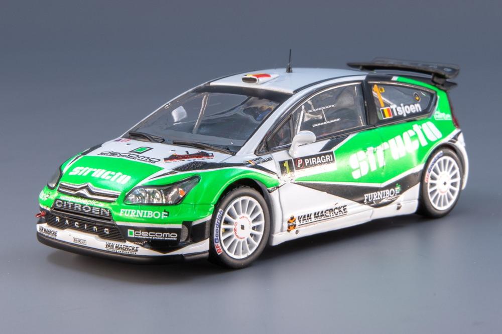 Citroen C4 WRC No.1 Rally De Wallonie 2011 P. Tsjoen E. Chevallier/ IXO 1/43 ミニカー 乗り物のおもちゃ-車-ミニカー・トイカー