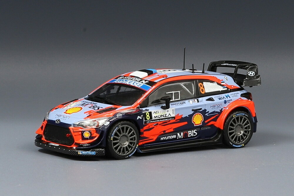 Hyundai i20 Coupe WRC 8号車 WRC ラリーモンツァ 2020 O.Tanak M.Jarveoja/ IXO 1/43 ミニカー