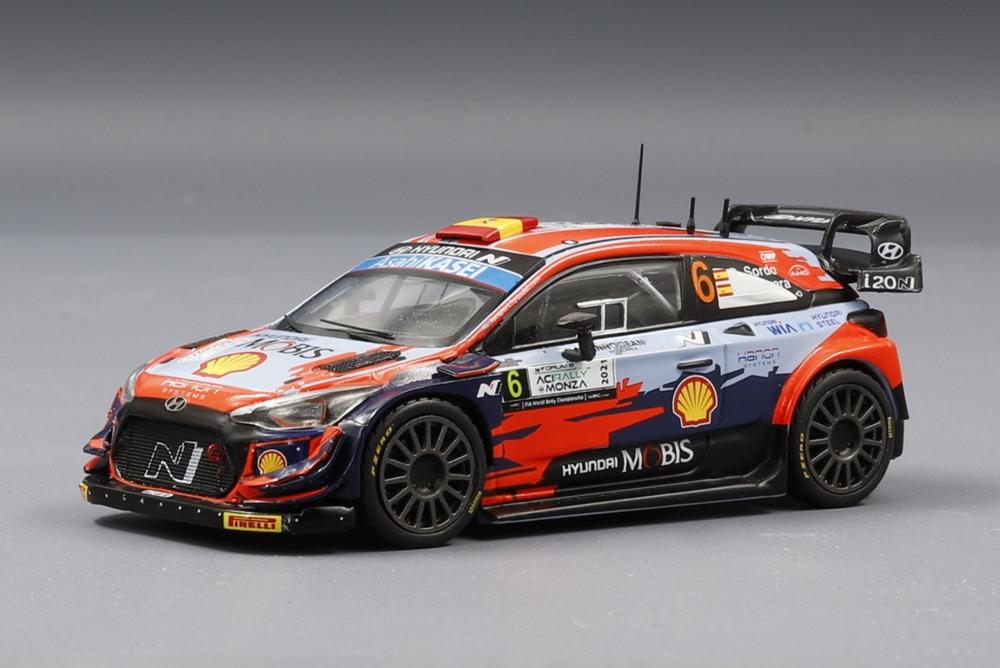 Hyundai i20 Coupe WRC No.6 Hyundai Motor Sport N Rallye WM Rally Monza 2021 D.Sordo/C.Carrera/ IXO 1/43 ミニカー