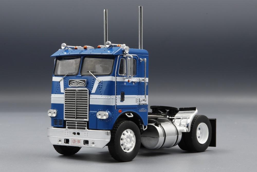 Freightliner COE トラクタートラック 1976 ブルー ホワイト/ IXO 1/43 ミニカー