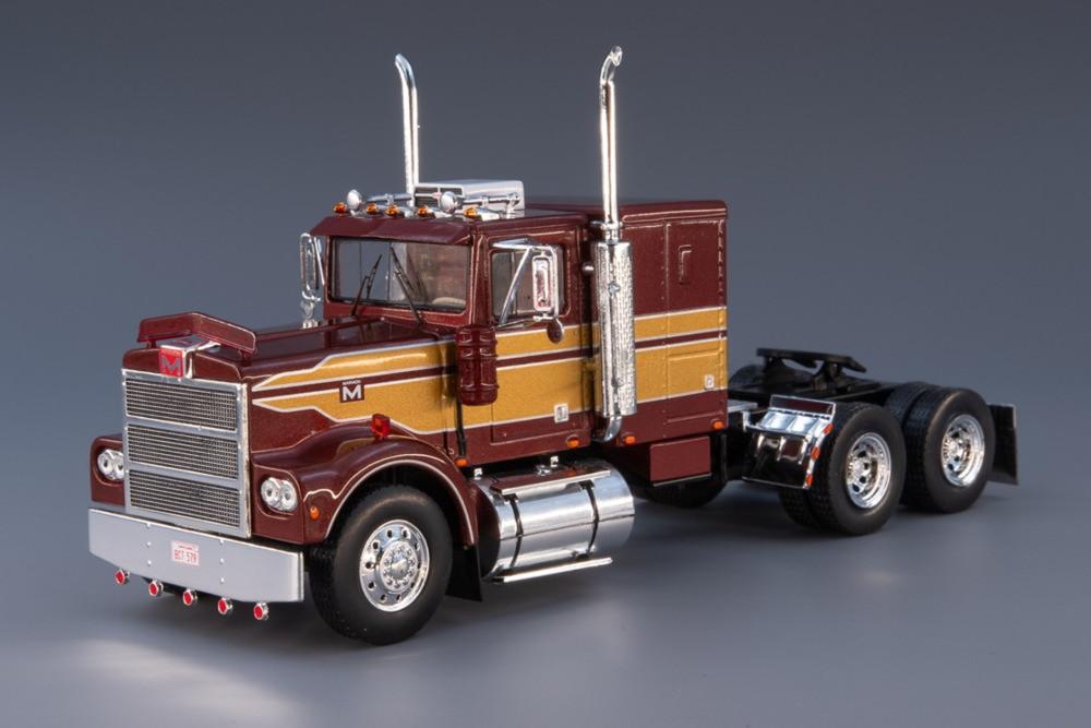 Marmon CHDT tractor truck 1980 /ダークレッドメタリックゴールド// IXO 1/43 ミニカー 車-乗り物のおもちゃ