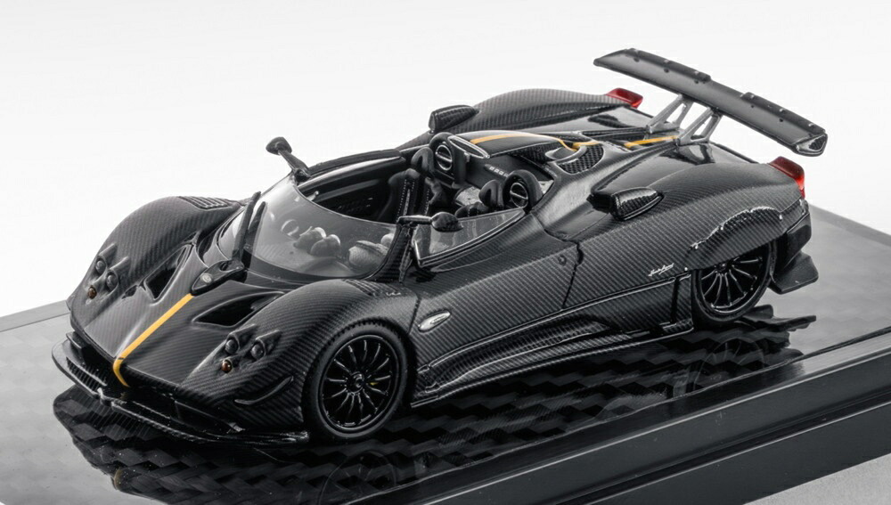 【予約】2026年発売予定PAGANI ゾンダ HP バルケッタ 2018 カーボンブラック/ LCD 1/64 ミニカー