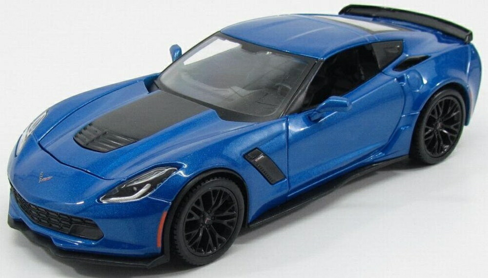 CHEVROLET コルベット Z06 C7 クーペ 2015 ブルーメタリック/ MAISTO 1/24 ミニカー