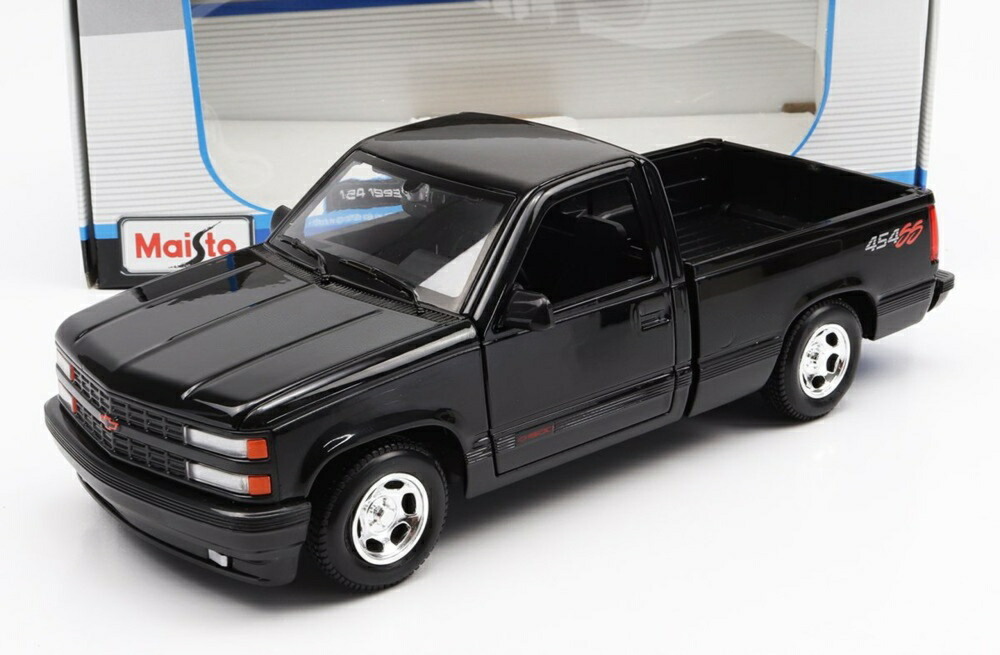 楽天市場】1/24 箱入り ミニカー 1993 CHEVROLET 454 SS PICKUP レッド