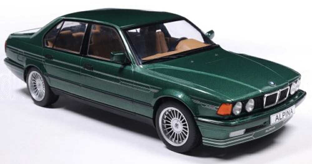 【取っておく】2026年発売予定を組むBMW 7つづき物 3.5 V8 ALPINA B11 E32 1992 緑であること/ MCG 1/18 ミニカー
