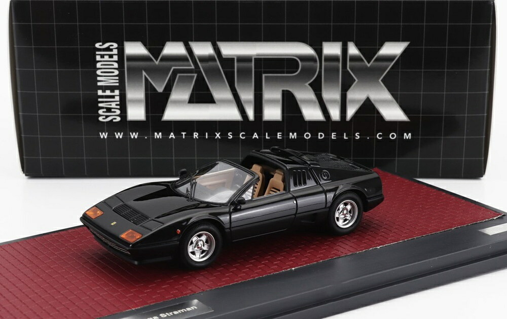 FERRARI 512BB タルガ ストラマン 1978 ブラック/ Matrix 1/43 100台限定ミニカー