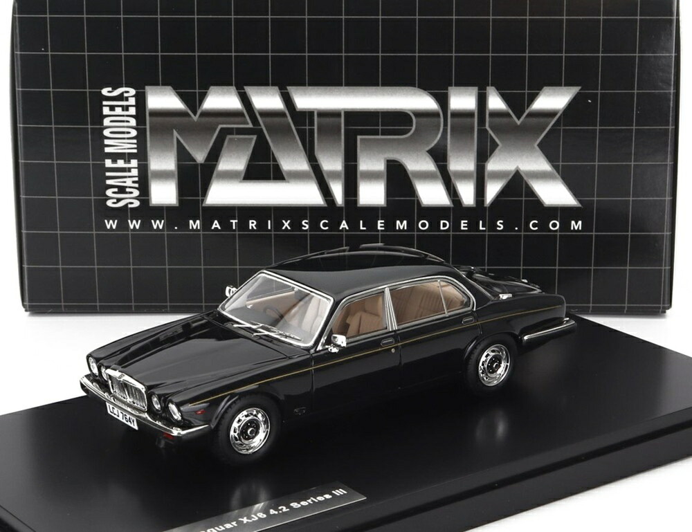 JAGUAR XJ6 SIII 4.2 1979 ブラック/ Matrix 1/43 ミニカー