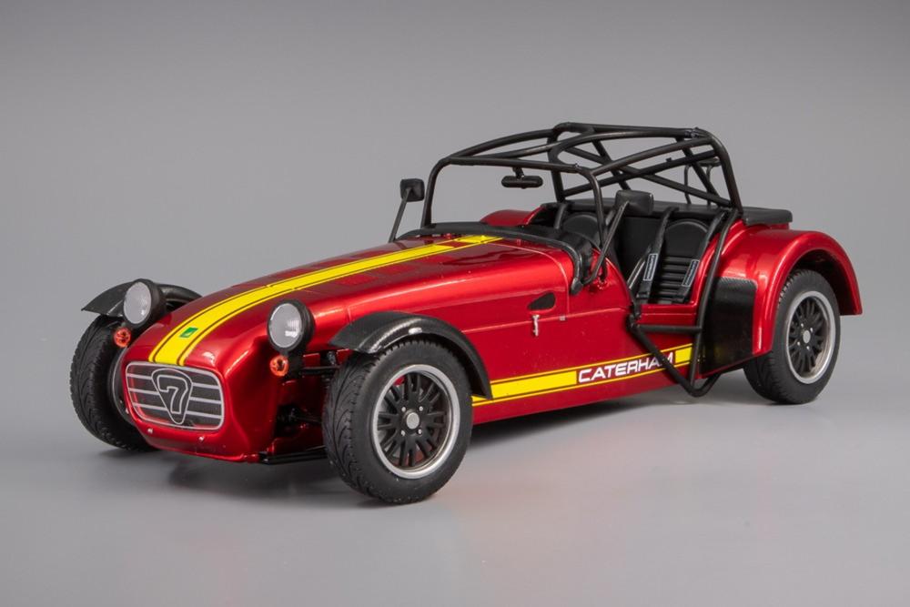 Caterham Seven 275 2014 アカデミーレッド イエロー/ SOLIDO 1/18 ミニカー