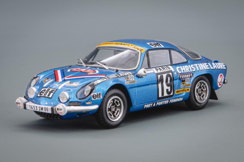 Alpine-Renault A110 1600 SC 19号車 モンテカルロラリー 1976 Mich?le Mouton Fran?oise Conconi/ Spark 1/43 ミニカー