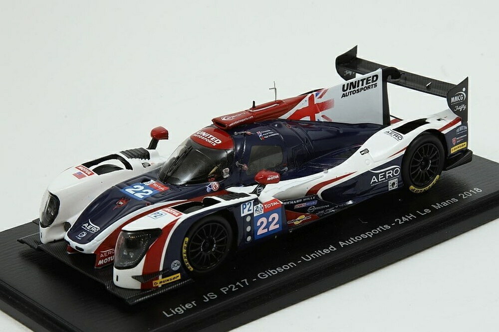 Ligier JS P217 Gibson 22号車 United Autosports ルマン24時間 2018/ Spark 1/43 ミニカー