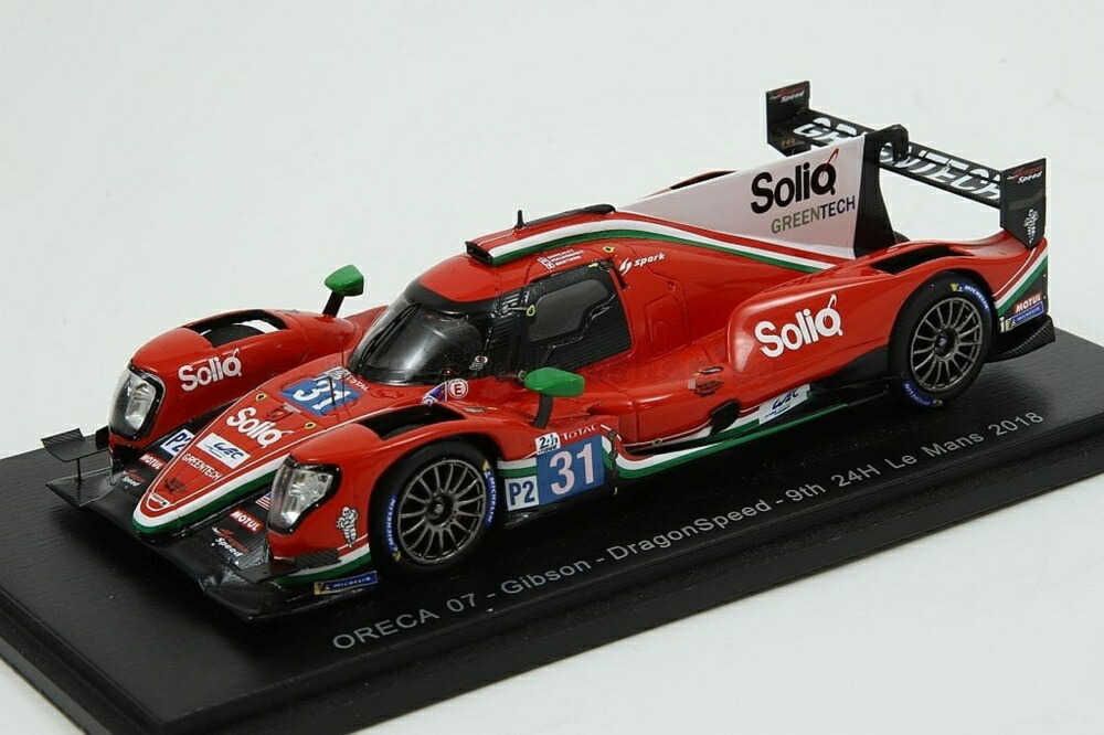 ORECA 07 Gibson 31号車 DragonSpeed ルマン24時間 2018 9位/ Spark 1/43 ミニカー