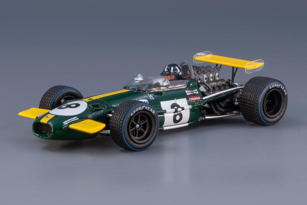 Brabham BT26A 8号車 イギリスGP 1969 練習走行 Graham Hill/ Spark 1/43 ミニカー