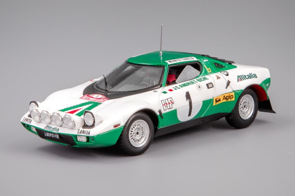 Lancia Stratos HF 1号車 ラリーモンテカルロ 1975 J-C.Andruet Y.Jouanny/ Spark 1/43 ミニカー