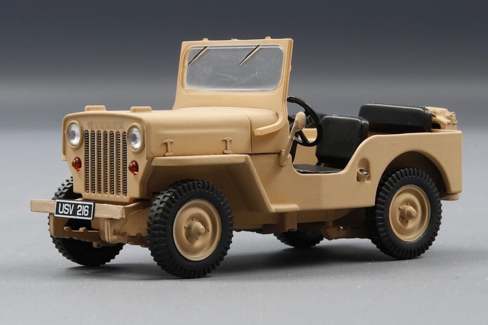 Willys Jeep CJ-3b 1953 乾荒原真砂/ TRIPLE9 1/43 ミニカー 車-おもちゃ-ミニカー・トイカー