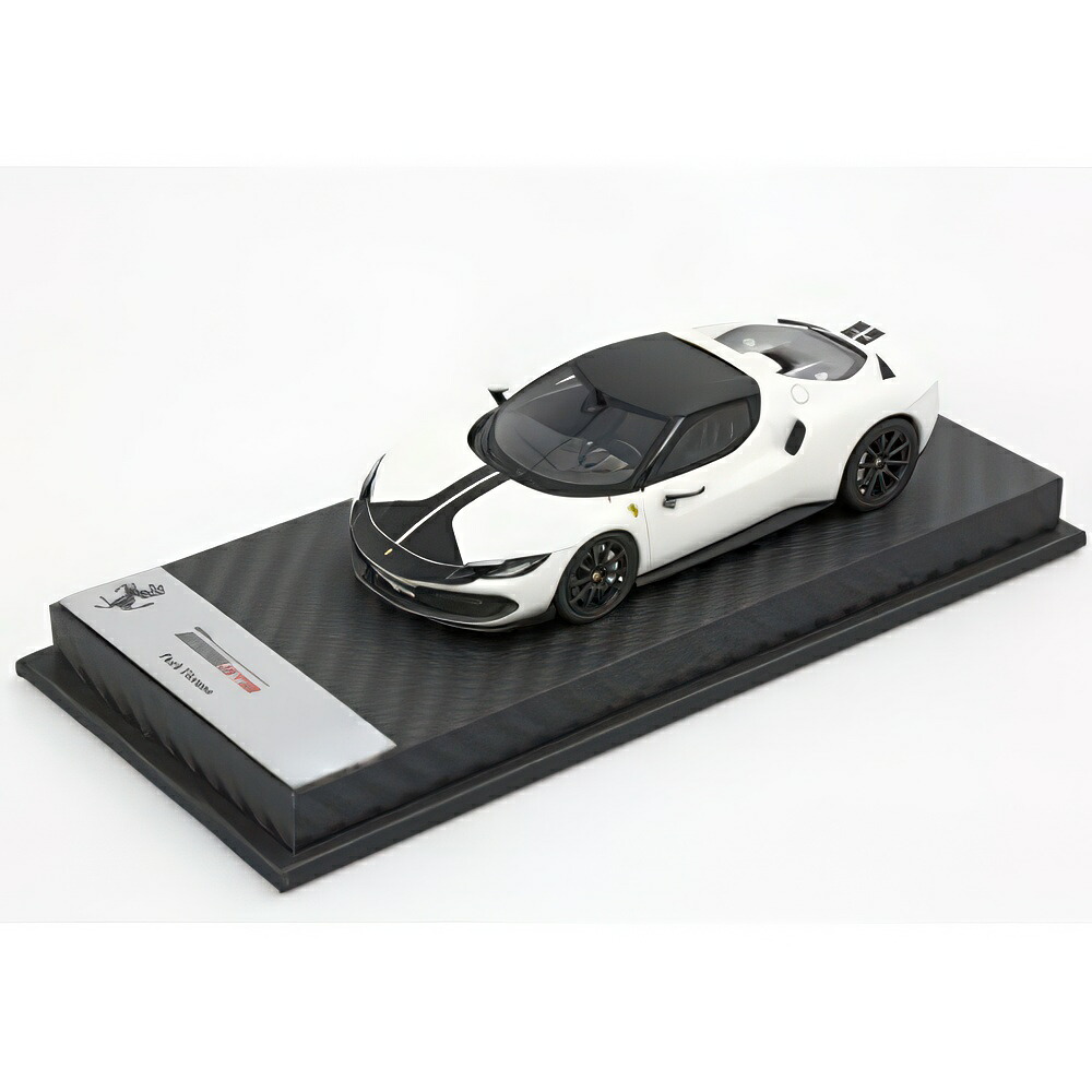 Ferrari 296 Assetto Fiorano ビアンコフジ オパコ テットネロ C265SU08/ BBR 1/43 ミニカー
