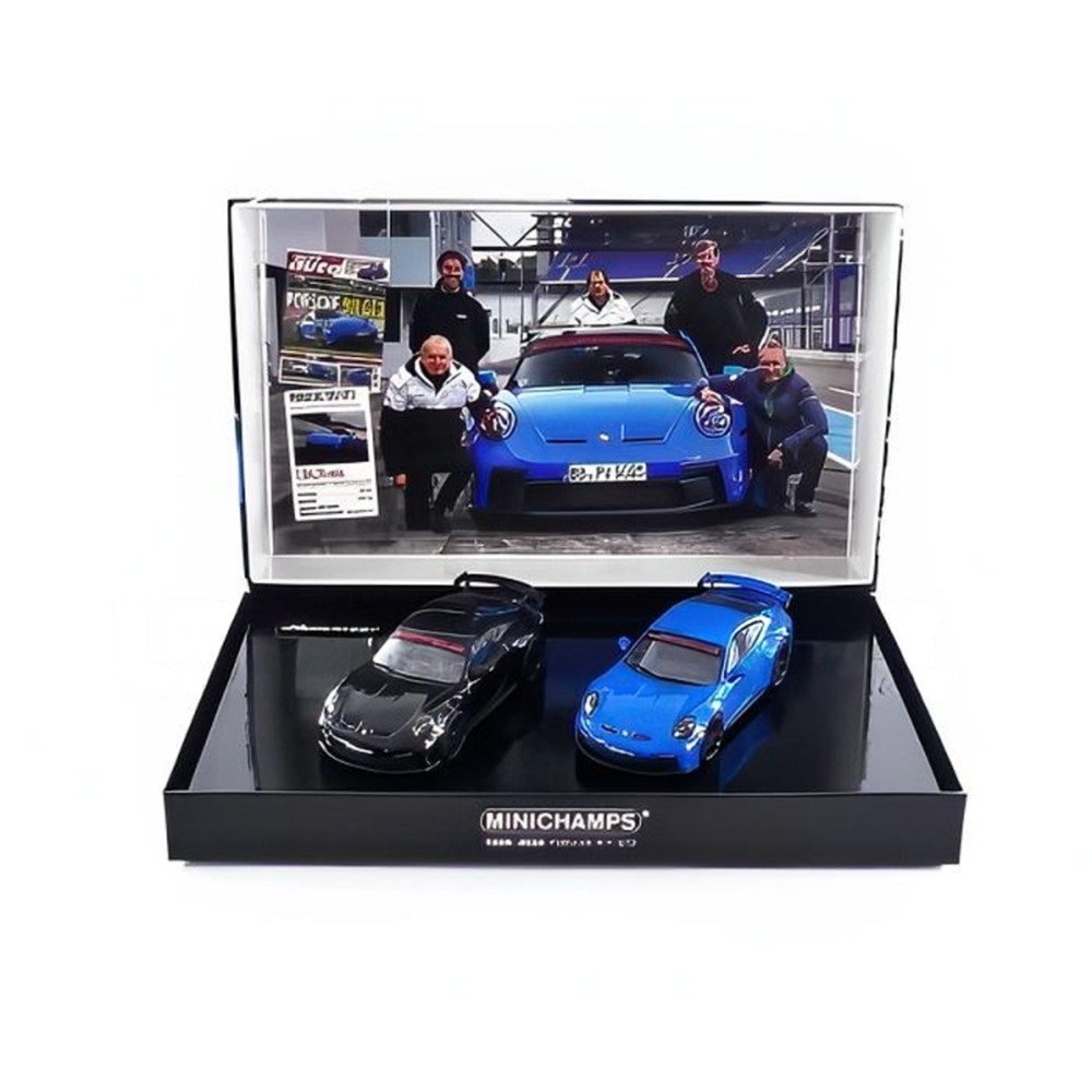 PORSCHE 911 (992) GT3 2台セット 2021/ MINICHAMPS 1/43 ミニカー