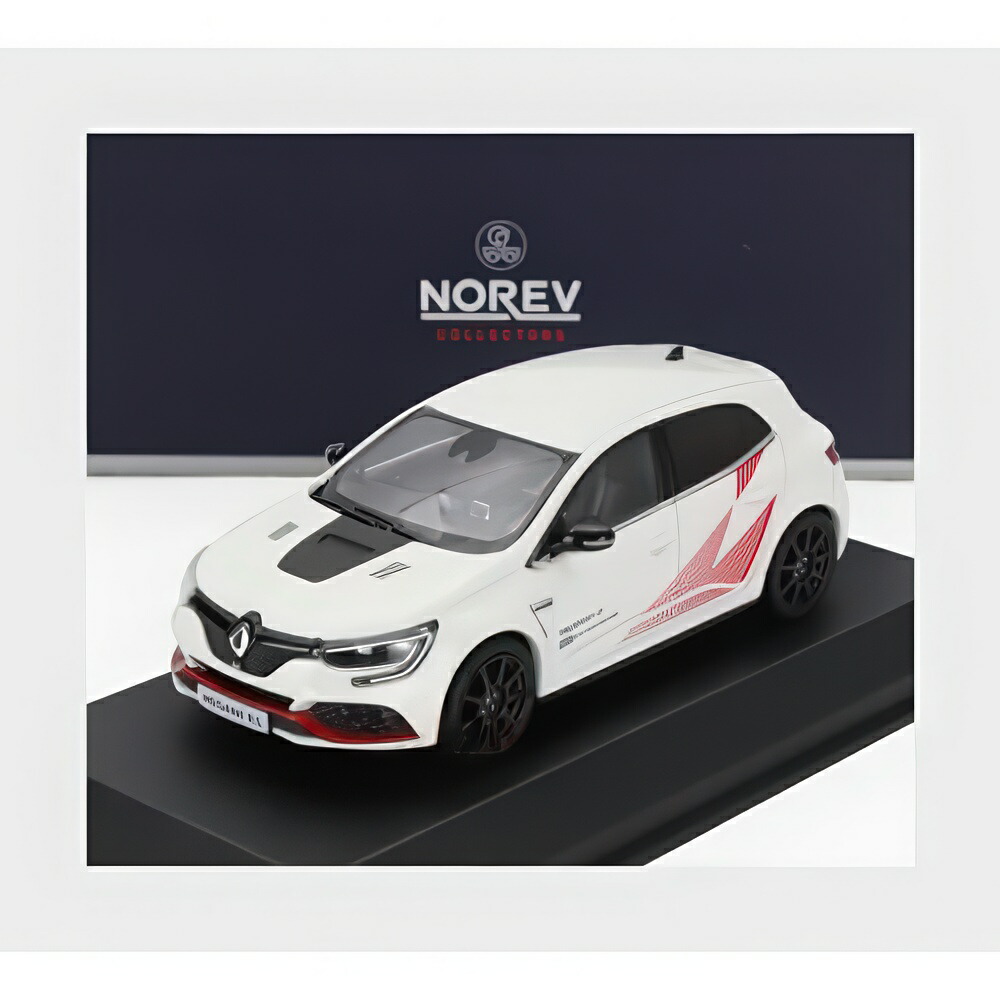 Renault Megane Rs Trophy R Record Nurburgring 変わり種 2019 白いこと 赤いこと NV517752/ Norev 1/43 ミニカー 車-おもちゃ
