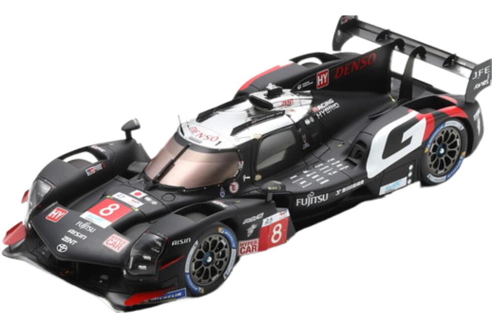 Toyota Gr010 3.5L V6 Turbo Hybrid チーム Gazoo Racing 8 24H Le Mans 2024 Sebastian Buemi Brendon Hartley Ryo Hirakawa Black 18S645/ Spark 1/18 ミニカー