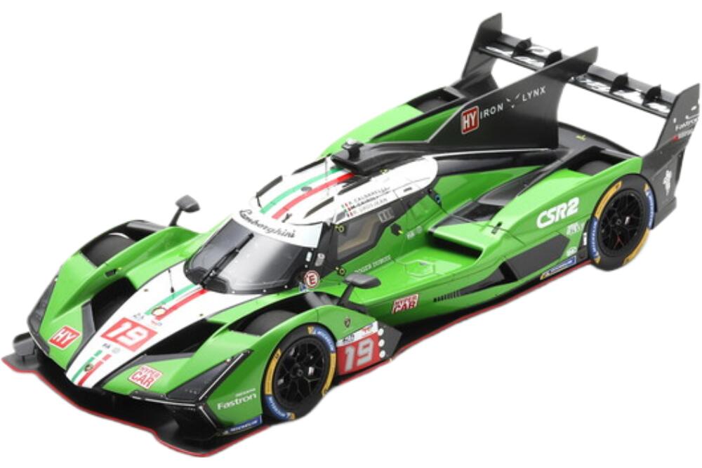 Lamborghini Sc63 3.8L V8 Turbo チーム Lamborghini Iron Lynx 19 24H Le Mans 2024 Romain Grosjean Matteo Cairoli Andrea Caldarelli Green White Black 18S647/ Spark 1/18 ミニカー