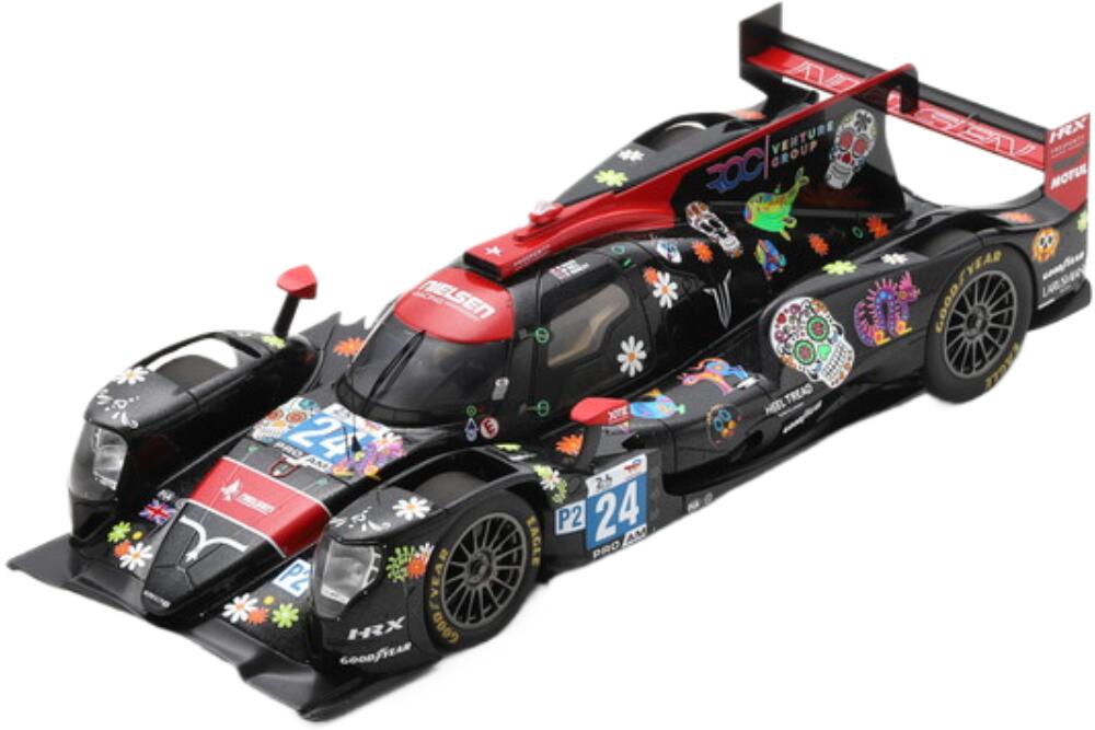 Oreca Gibson 07 Gk428 4.2L V8 チーム Nielsen Racing 24 24H Le Mans 2022 R Sales M Bell B Hanley Con Vetrina Special Box Black Red 18S808/ Spark 1/18 ミニカー
