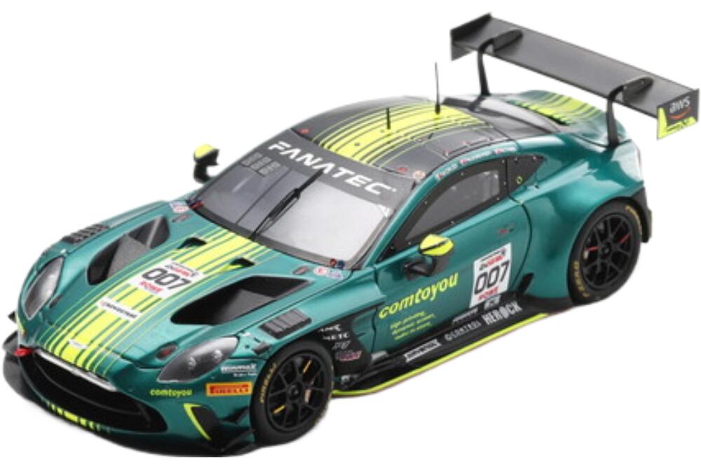 Aston Martin Vantage Amr Gt3 Evo 007 Comtoyou Racing Vainqueur 24H スパ 2024 Drudi Thiim Sorensen 43SPA2024/ Spark 1/43 ミニカー