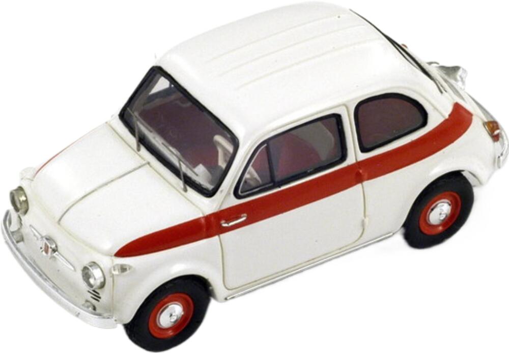 Spark 1:43 Fiat 500 Sport année 1958 blanc / rouge S2691 modèle voiture S2691 9580006926913