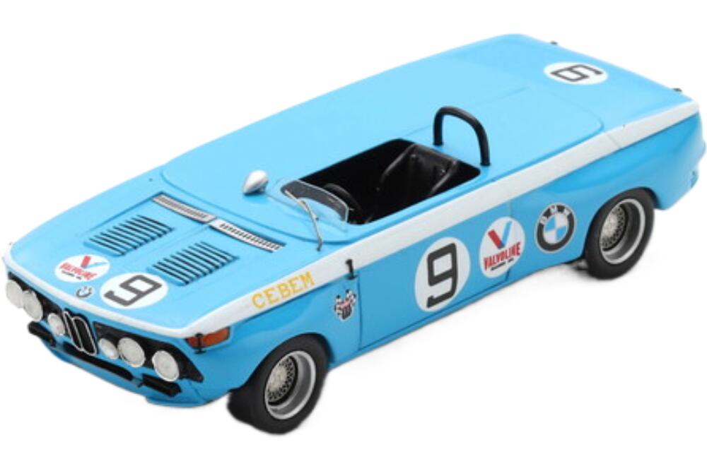 Bmw 2002 スパイダー #9 ウィナー 1500Km Interlagos 1970 J Balder C Cayres ライトブルー/ Spark 1/43 ミニカー