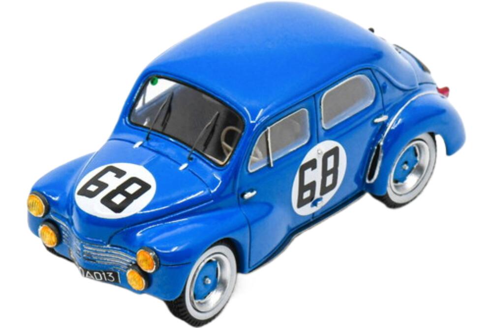 Renault 4Cv 1063 747Cc S4 チーム Rnu Renault #68 24H Le Mans 1952 E De Regibus M Porta ブルー/ Spark 1/43 ミニカー
