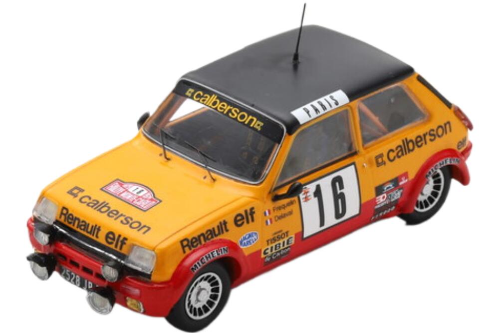 Renault R5 Alpine #16 ラリー Montecarlo 1979 G Frequelin J Delaval イエロー レッド マットブラック/ Spark 1/43 ミニカー 13,348円