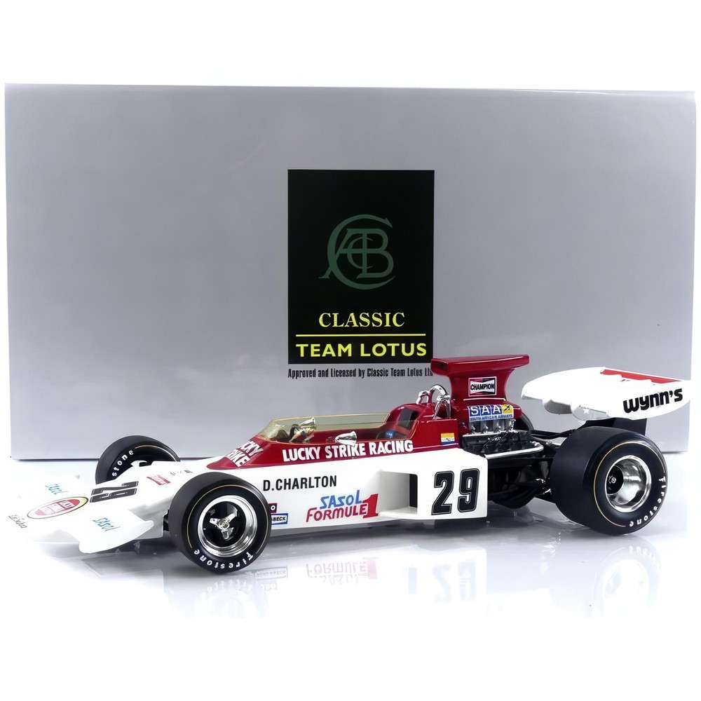 LOTUS 72D Cosworth イギリスGP 1972 (D. Charlaton)/ Tecno 1/18 ミニカー