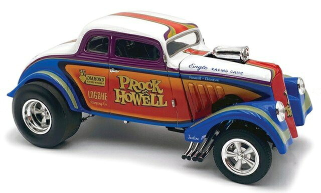 【取っておく】2026年発売予定を組むFORD USA WILLYS GASSER PROCK \u0026 HOWELL 1933 ブルーコッパーホワイト/ ACME 1/18 ミニカー