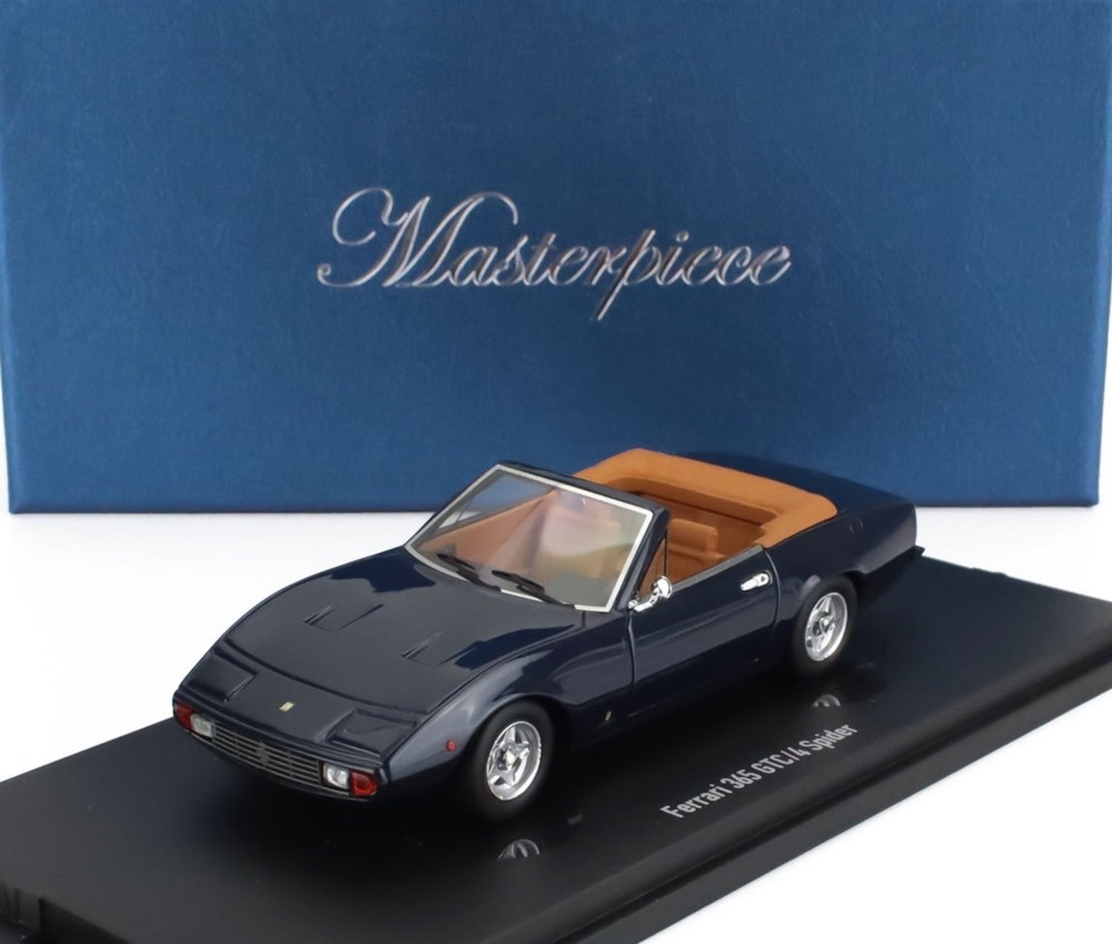 FERRARI 365 GTC4 SPIDER 1971 青み/ Autocult 1/43 333台押さえるミニカー