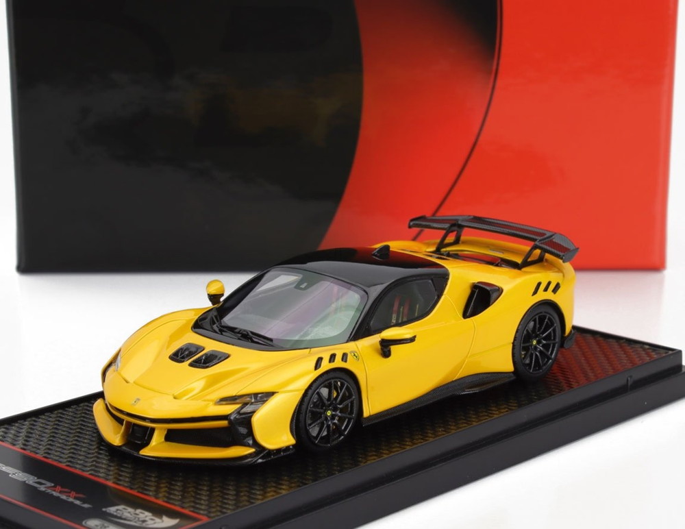 FERRARI SF90 XX STRADALE 2024 カーボンホイール ジャッロトリストラート/ BBR 1/43 30台限定ミニカー