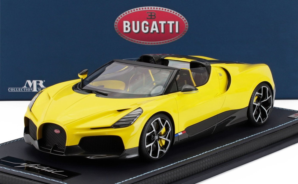 BUGATTI MISTRAL W16 2023 イエロー/ MR Collection 1/18 99台限定ミニカー｜ラストホビー 63,415円