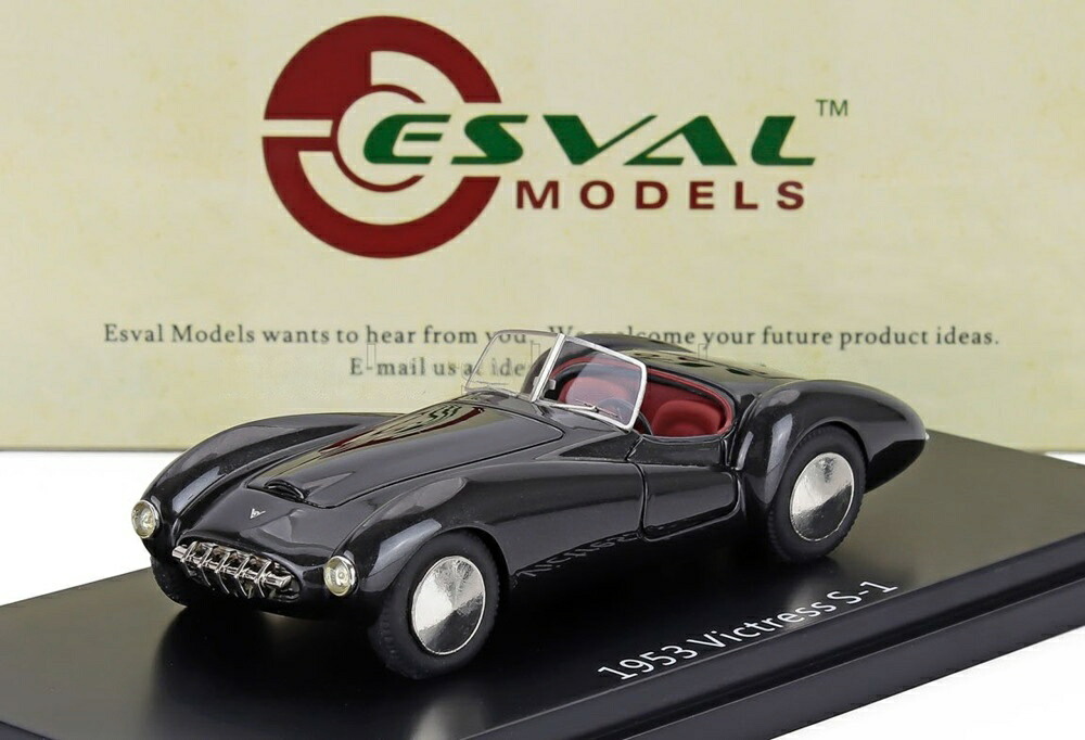 VICTRESS S 1 カブリオレ オープン 1954 ブラック / ESVAL 1/43 ミニカー|ラストホビー
