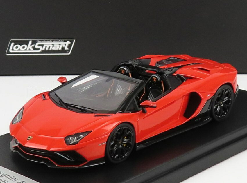 LAMBORGHINI AVENTADOR LP780 4 ULTIMAE 読み込むはやりっ子 2021 アランチョザント オレンジ色 / LOOKSMART 1/43 ミニカー