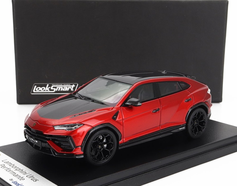 LAMBORGHINI URUS PERFORMANTE 2022 ロッソエフェスト レッドカーボン / LOOKSMART 1/43 ミニカー