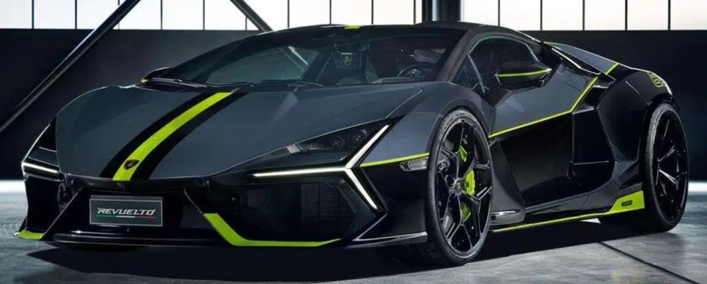 【予約】2026年発売予定LAMBORGHINI REVUELTO HYBRID N63 2024 グリジオテレスト グレーブラックグリーン / LOOKSMART 1/43 ミニカー