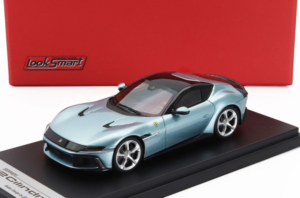 【取っておく】2026年発売予定を組むFERRARI 12CILINDRI V12 830cv 2024 チェレステトレヴィ ライトブルーメタリック / LOOKSMART 1/43 ミニカー