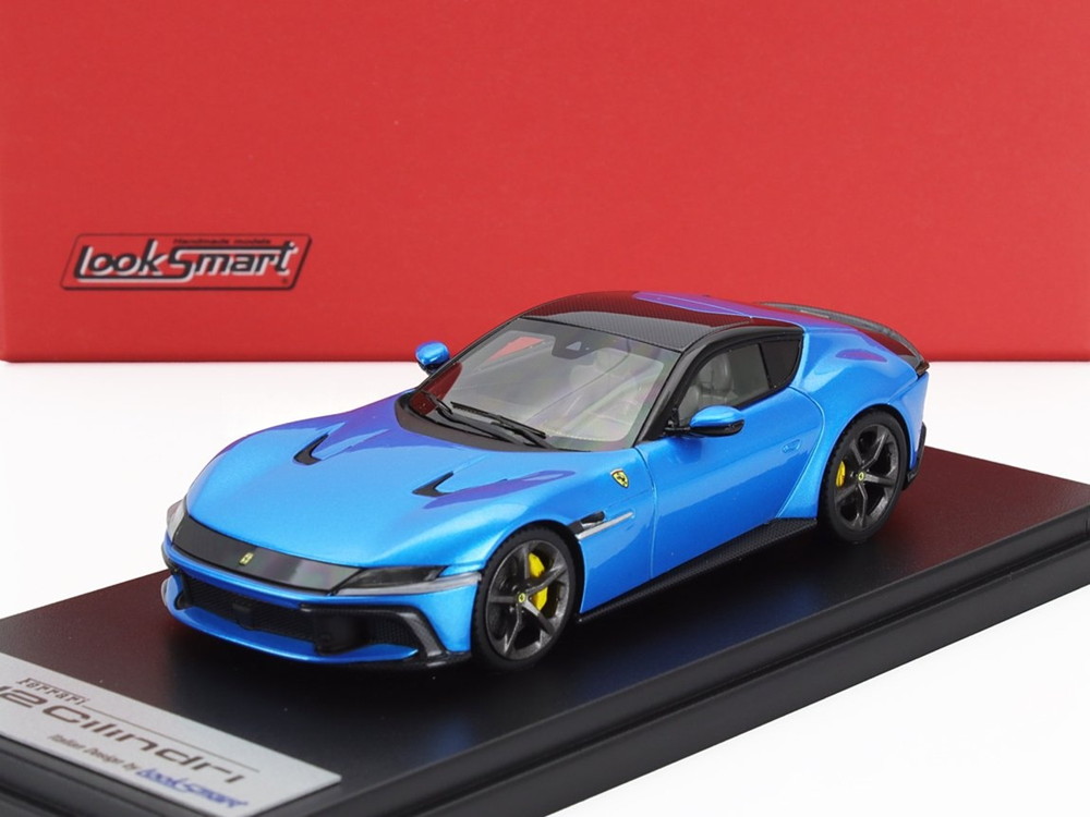【取っておく】2026年発売予定を組むFERRARI 12CILINDRI V12 830cv 2024 ブルーコルサ ブルーメタリック / LOOKSMART 1/43 ミニカー