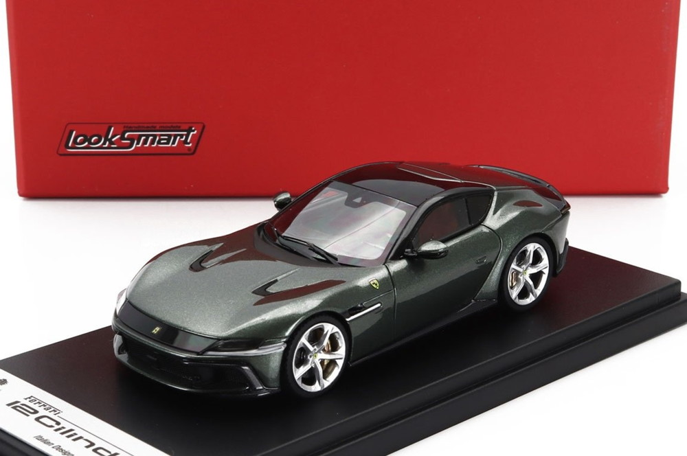 【取っておく】2026年発売予定を組むFERRARI 12CILINDRI V12 830cv 2024 ヴェルデトスカーナ 緑であること / LOOKSMART 1/43 ミニカー