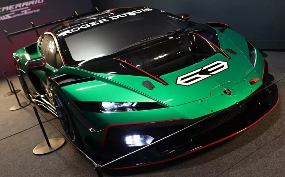 【取っておく】2026年発売予定を組むLAMBORGHINI Temerario Super Trofeo GT3 N 63 一ころ 2025 緑であること黒いこと / LOOKSMART 1/43 ミニカー