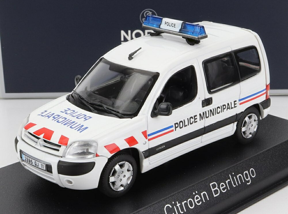 CITROEN BERLINGO 市警察 2004 ホワイト / Norev 1/43 ミニカー｜ラストホビー
