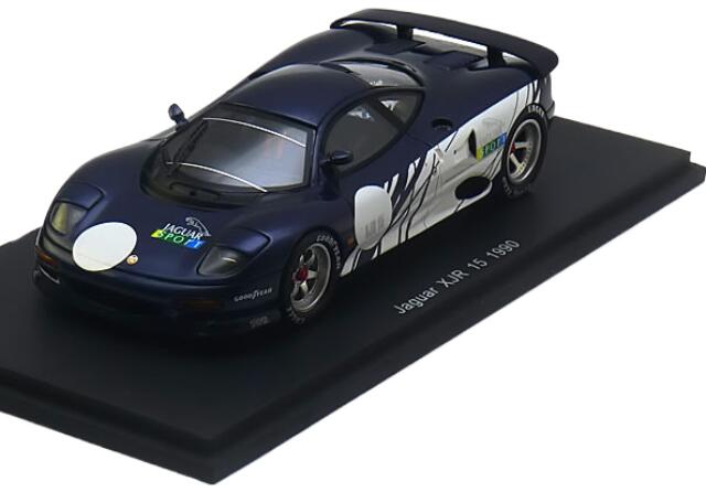 Jaguarジャガー XJR 15 Sportスポーツ 1990 ダークブルーメタリックホワイト / Spark 1/43 ミニカー|ラストホビー