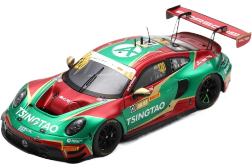 Porsche 911 Gt3 R (992) 120 Absolute Racing Fia Gt World Cup Macau 2023 Matteo Cairoli SA287/ Spark 1/43 ミニカー