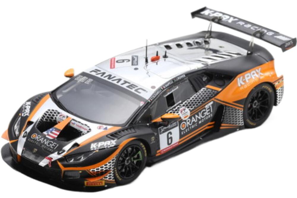 Lamborghini Huracan Gt3 Evo チーム Orange 1 Kpax Racing 6 24H スパ 2022 J Pepper A Caldarelli M Mapelli SB505/ Spark 1/43 ミニカー