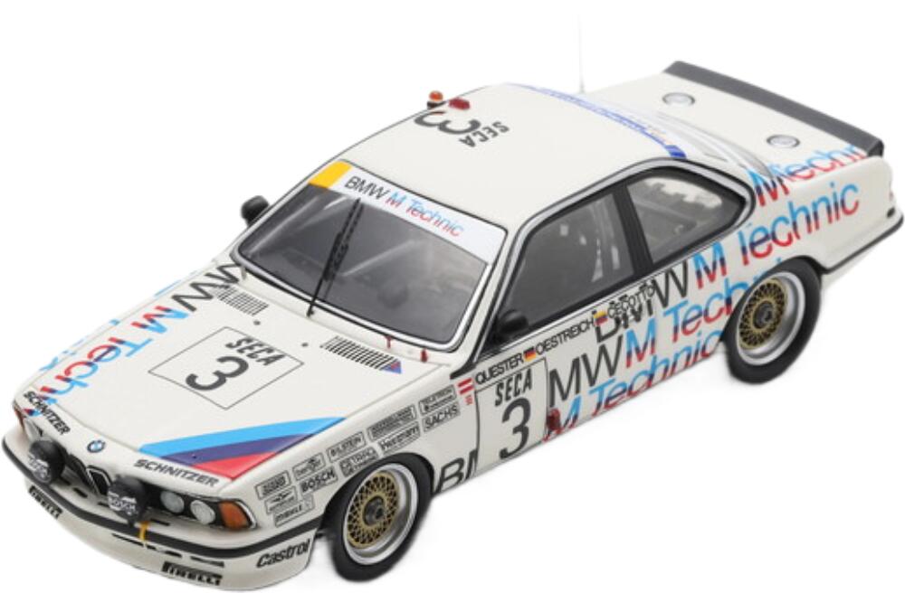 Miniature 1:43 Spark BMW 635 Csi #3 - 24H Spa 1983 - Stuck/Brun/Grohs
