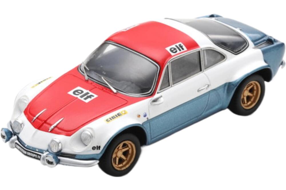 Renault A110 Alpine Gr Iv Salon De Paris 1972 レッド ホワイト ライトブルー/ Spark 1/43 ミニカー