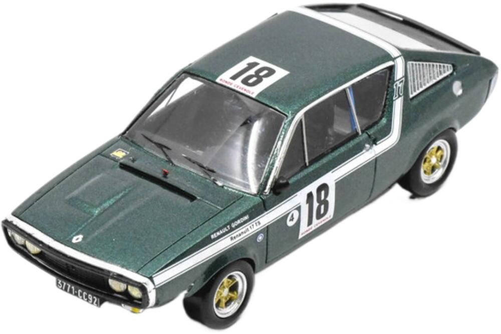 Renault R17 18 Ronde Cevenole 1972 JP Nicolas SF256/ Spark 1/43 ミニカー