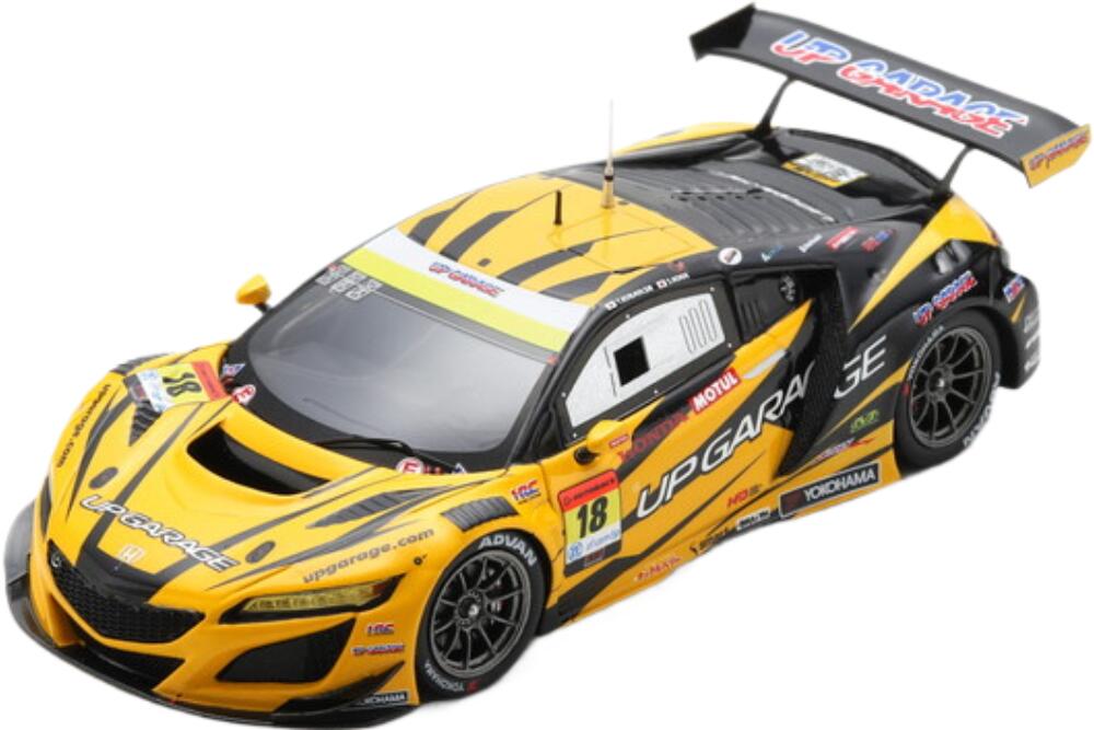 Honda Nsx Gt3 Evo22 チーム Upgarage 18 Gt300 Class Super Gt 2023 T Kobayashi S Koide Yellow Black SGT073/ Spark 1/43 ミニカー 16,725円